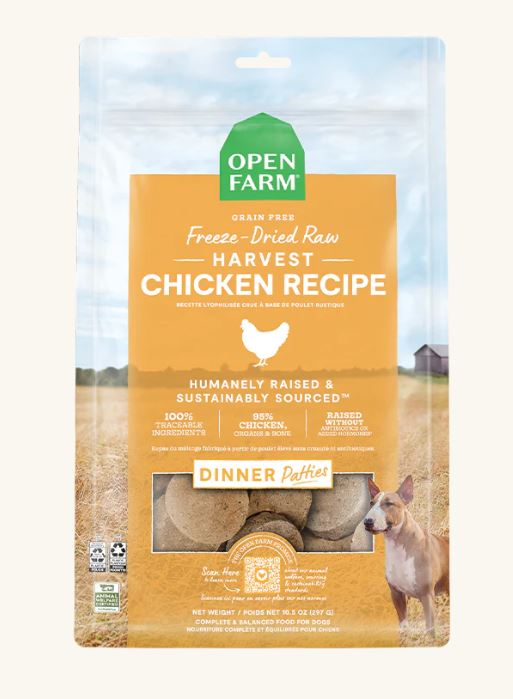 Open Farm - Freeze Dried Chicken Dinner Patties