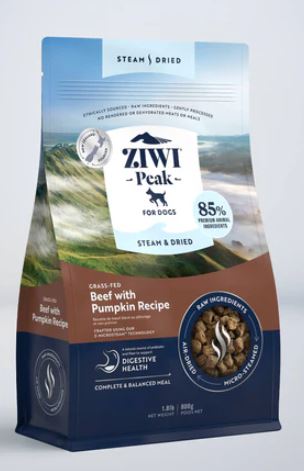 Ziwi Peak Steam Dried - Beef w/ Pumpkin