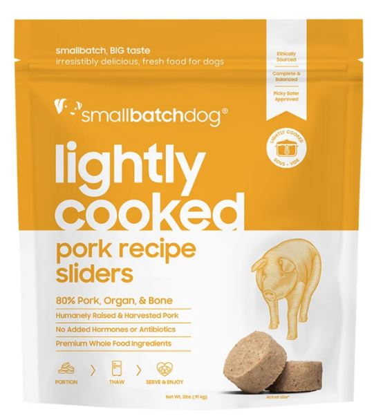 SO- Smallbatch Lightly Cooked Frozen Sliders - Pork