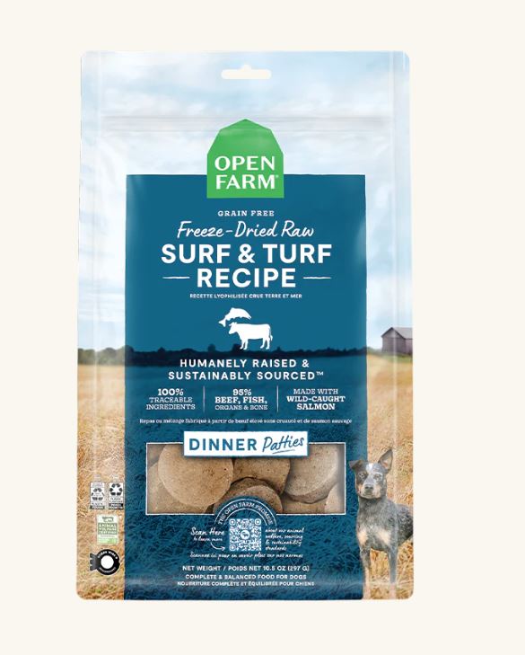 Open Farm - Freeze Dried Surf & Turf Dinner Patties