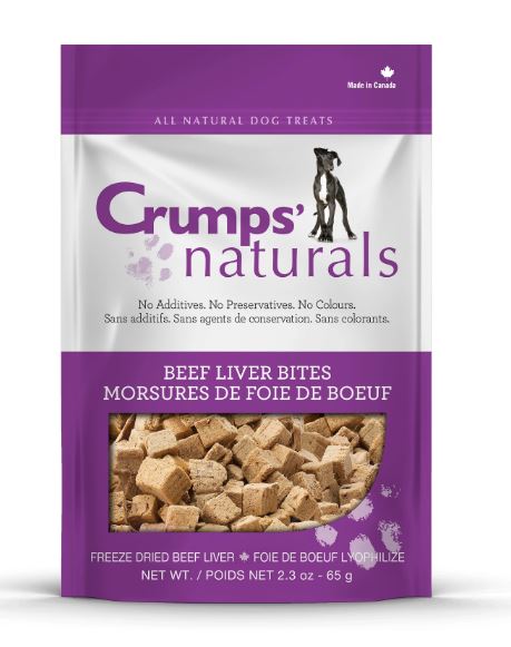 Crumps Naturals - Beef Liver Bites 4.8oz