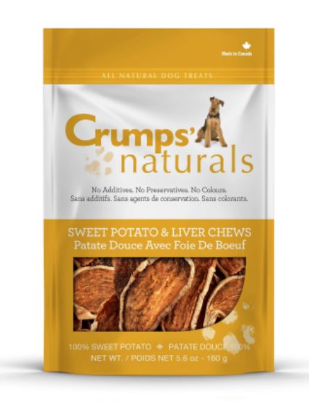 Crumps Naturals - SweetPotato Chew W/ Liver