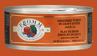 Fromm Four Star Cat Cans - Shredded 5.5oz