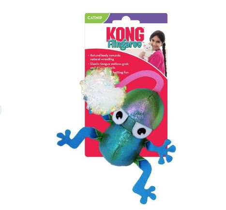 Kong Cat Toy - Flingaroo Frog