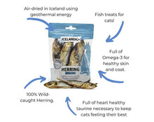 Load image into Gallery viewer, Icelandic+ Cat Treats - Whole Herring 1.5oz
