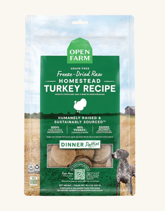 Open Farm - Freeze Dried Turkey Dinner Patties