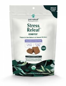 Pet Releaf - Stress Releaf Chews - Peanut Butter